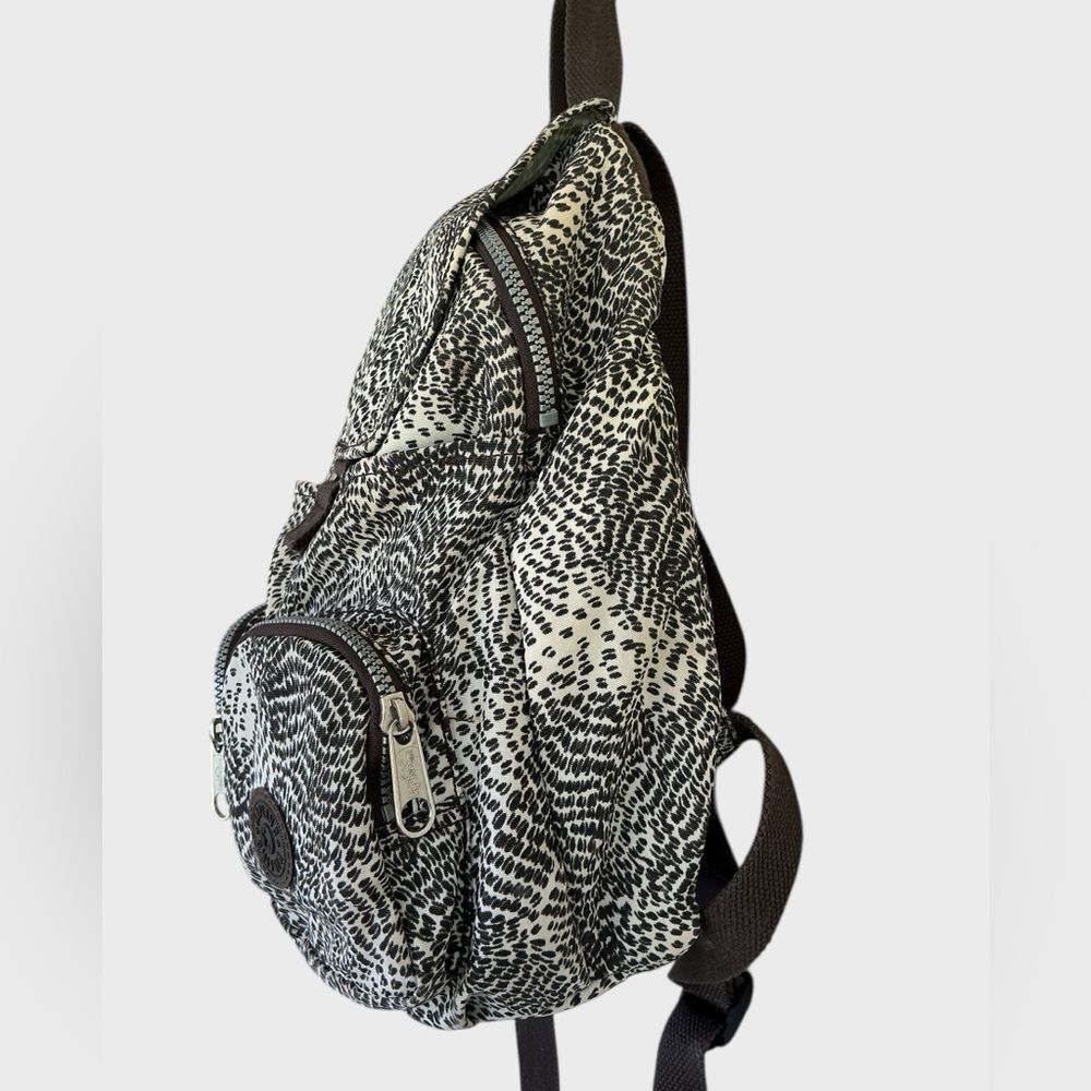 Kipling Backpack Firefly Small Leopard Print Bag - image 6